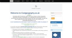 Desktop Screenshot of coolgeography.co.uk